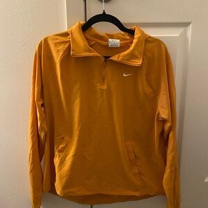 Nike Orange Pullover Quarter Zip